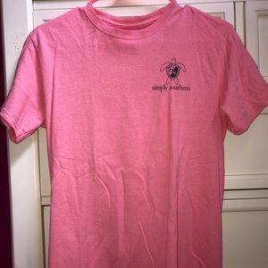 Pink Short Sleeve Simply Southern T-shirt (S)